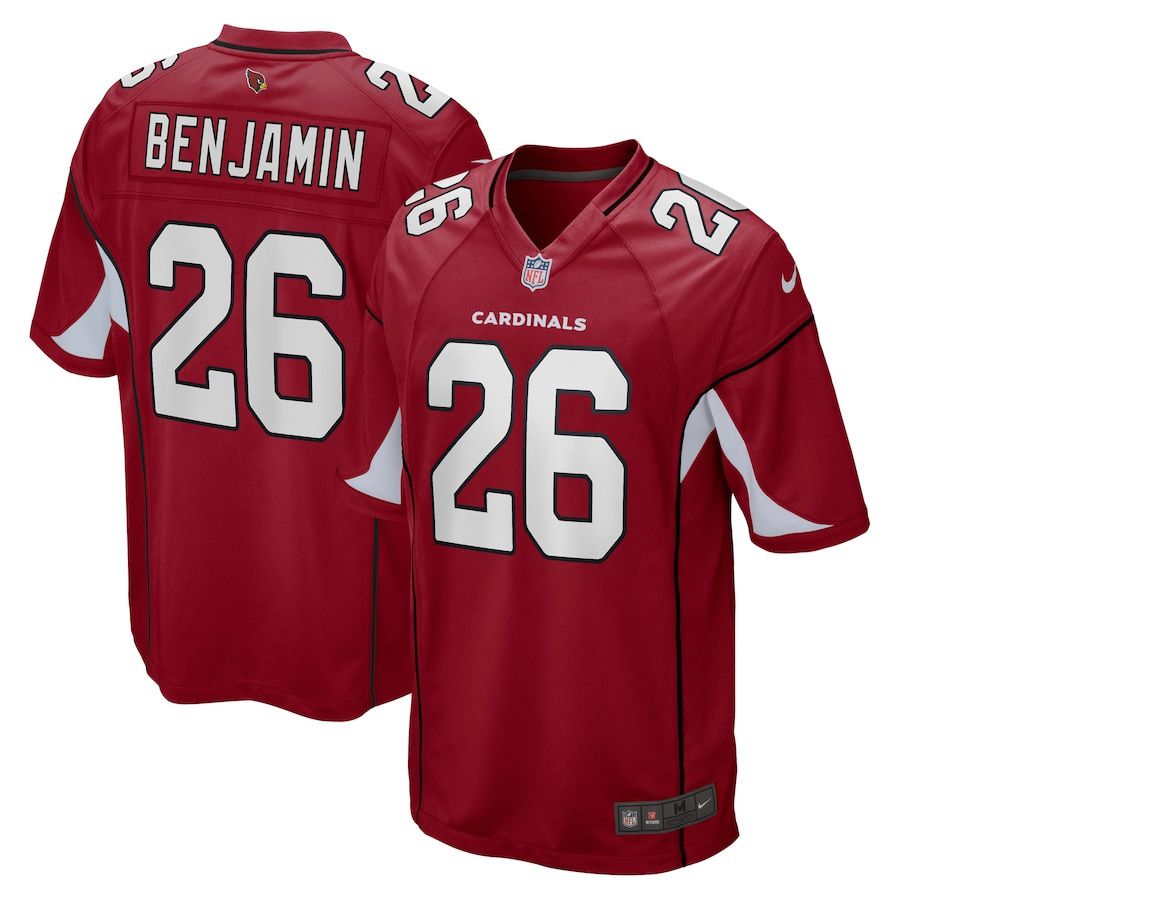 Men Arizona Cardinals 26 Eno Benjamin Nike Cardinal Game NFL Jersey